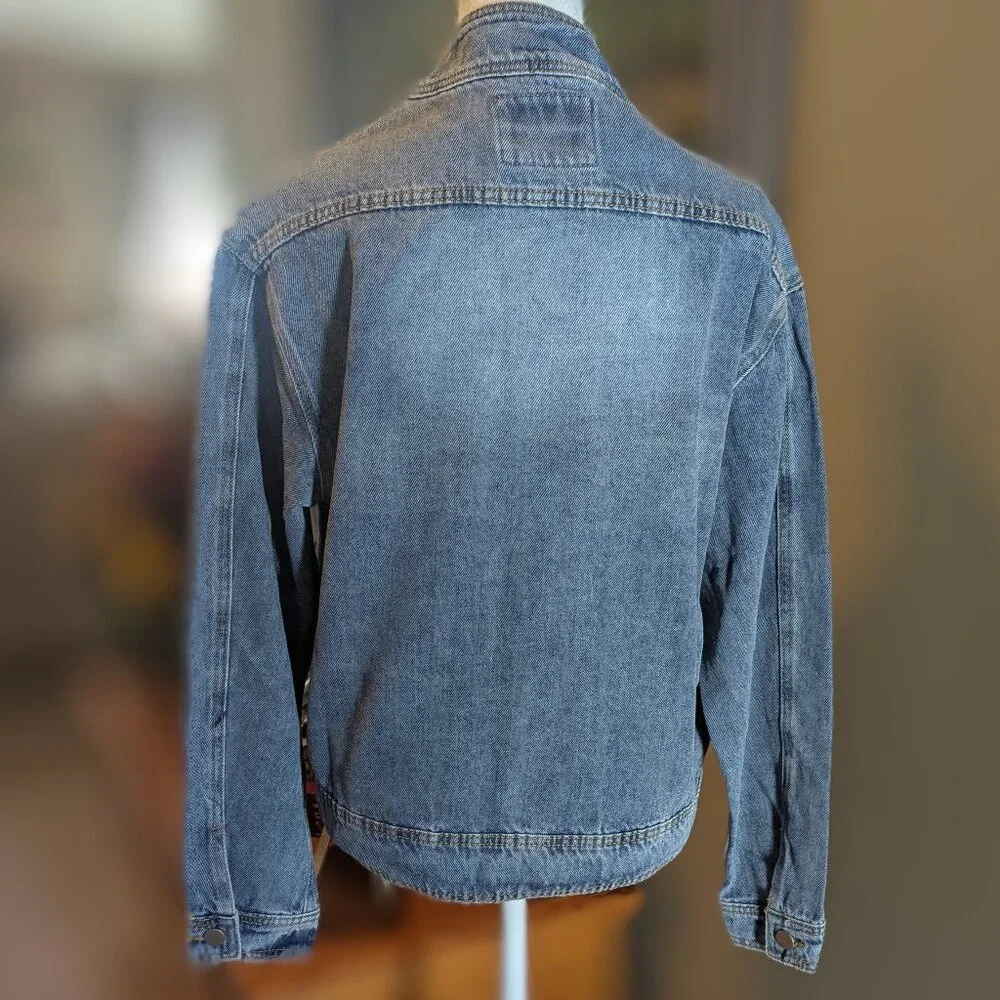 NWT Zyia Faded Indigo Crossroads Denim Jacket 2, Size M - Picture 5 of 13